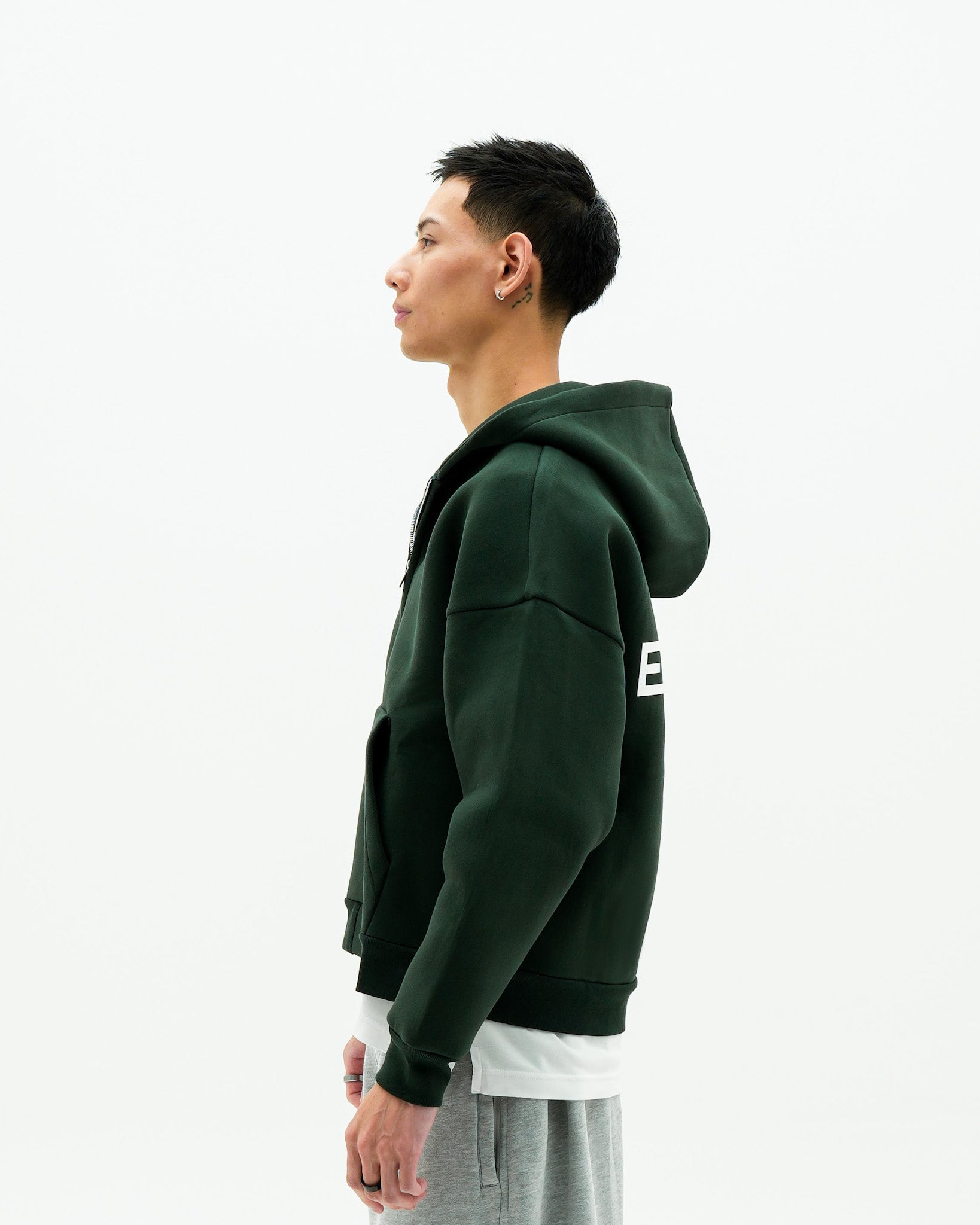 Forest Green Cropped Purpose Jacket