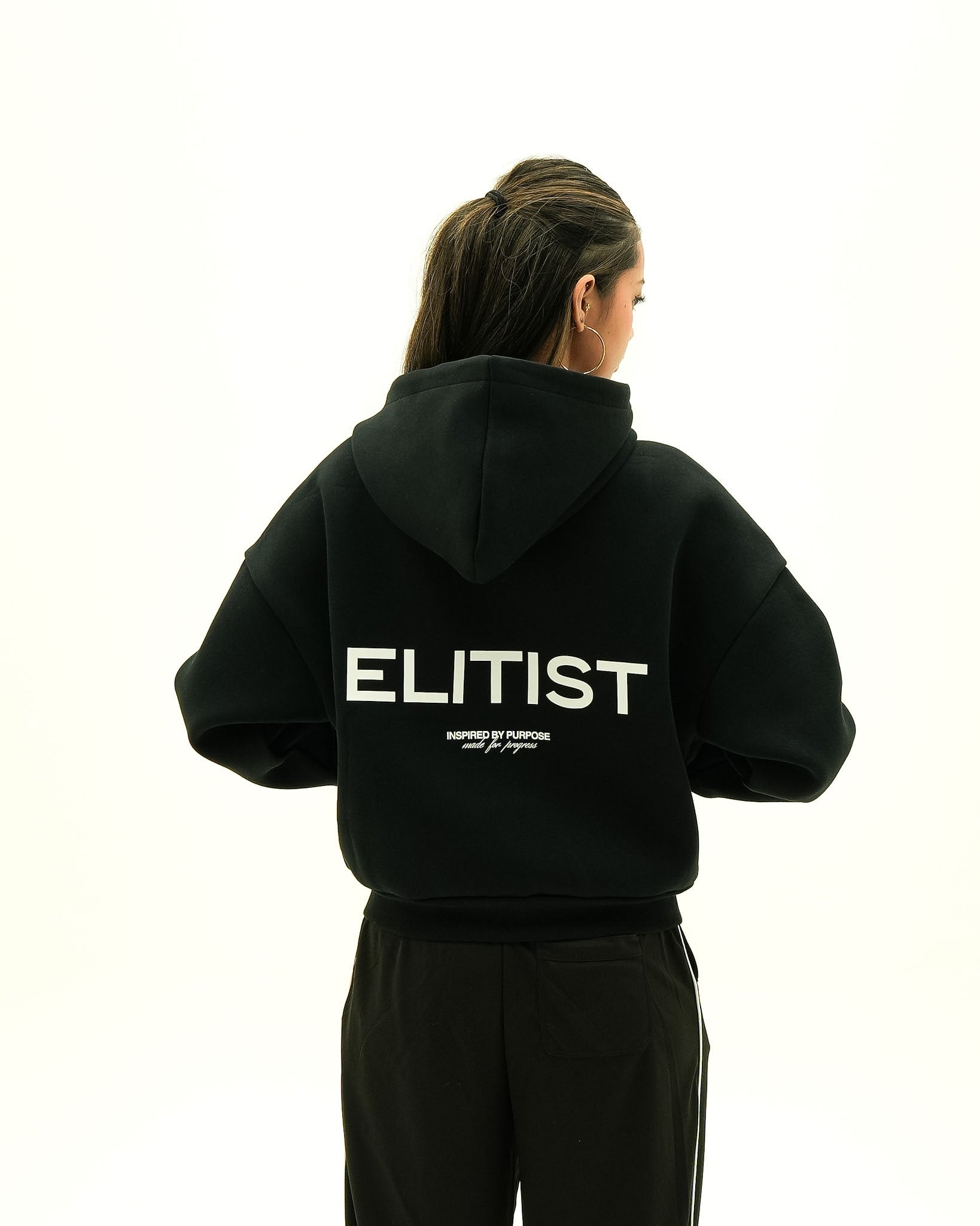 Onyx Black Cropped Purpose Jacket