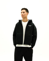 Onyx Black Cropped Purpose Jacket