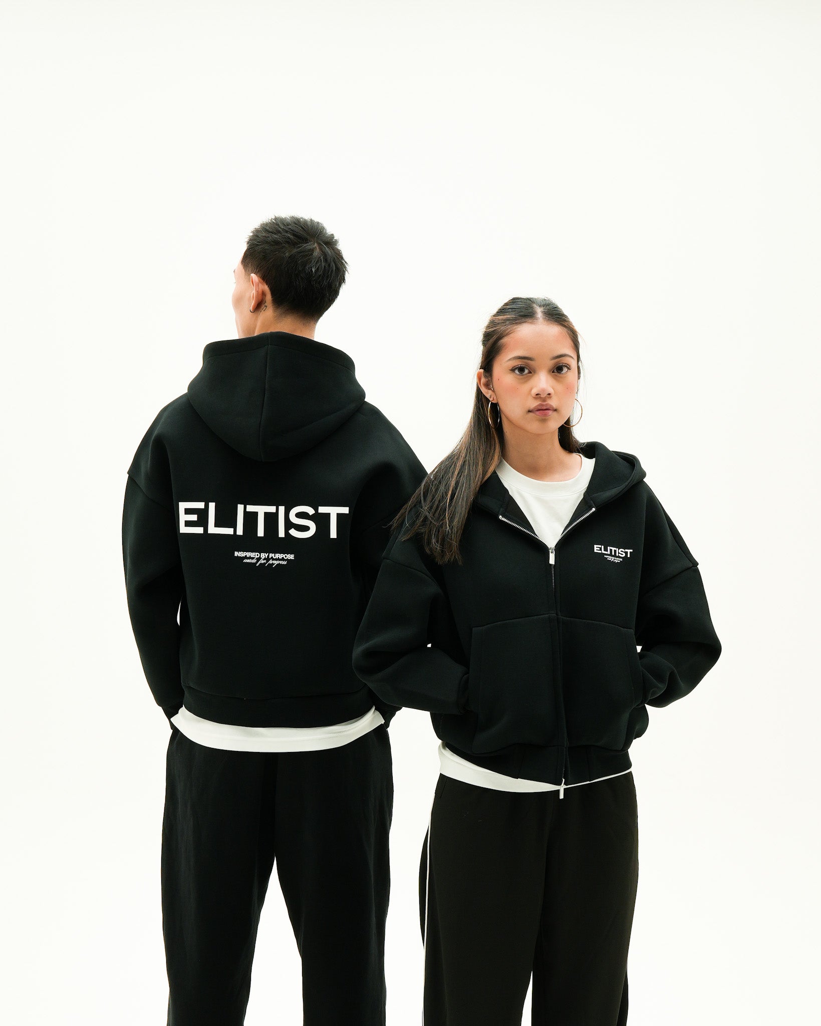 Onyx Black Cropped Purpose Jacket