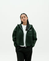 Forest Green Cropped Purpose Jacket