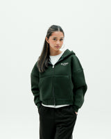 Forest Green Cropped Purpose Jacket