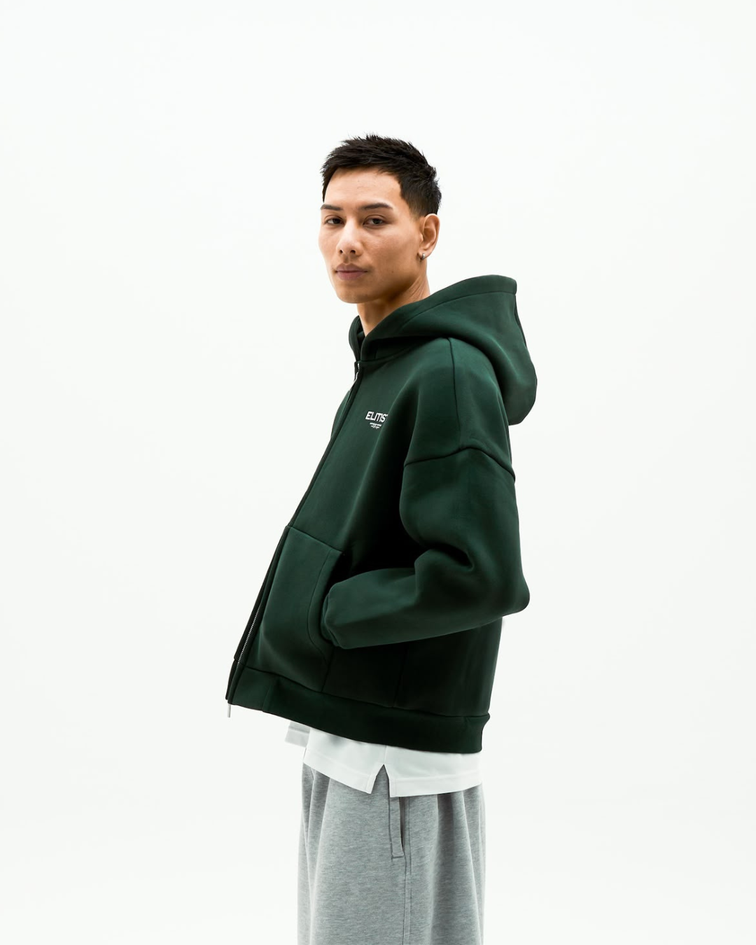 Forest Green Cropped Purpose Jacket