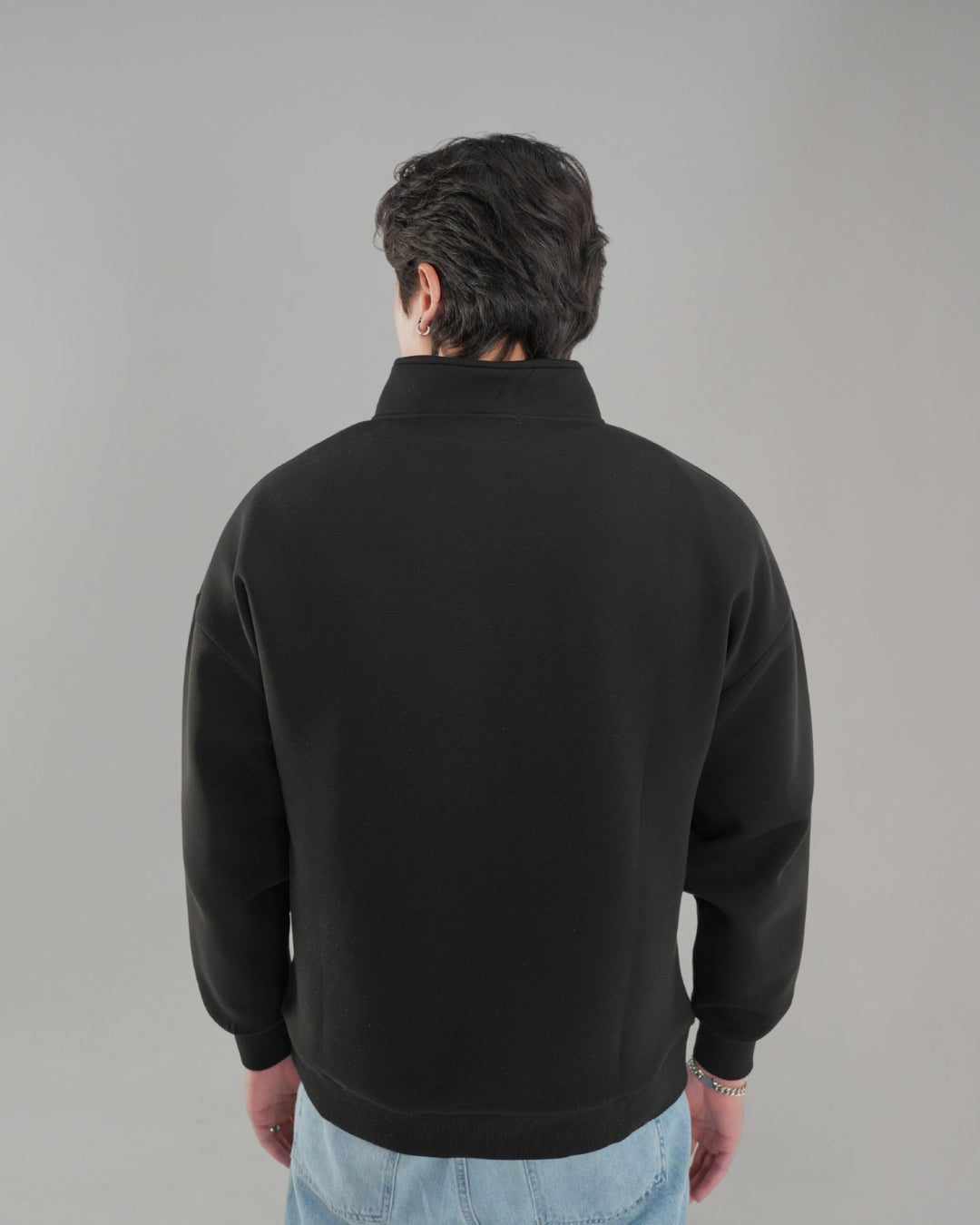 Black Core Quarter Zip