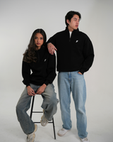 Black Core Quarter Zip