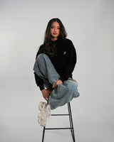 Black Core Quarter Zip
