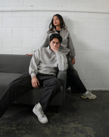 Marl Grey Core Quarter Zip