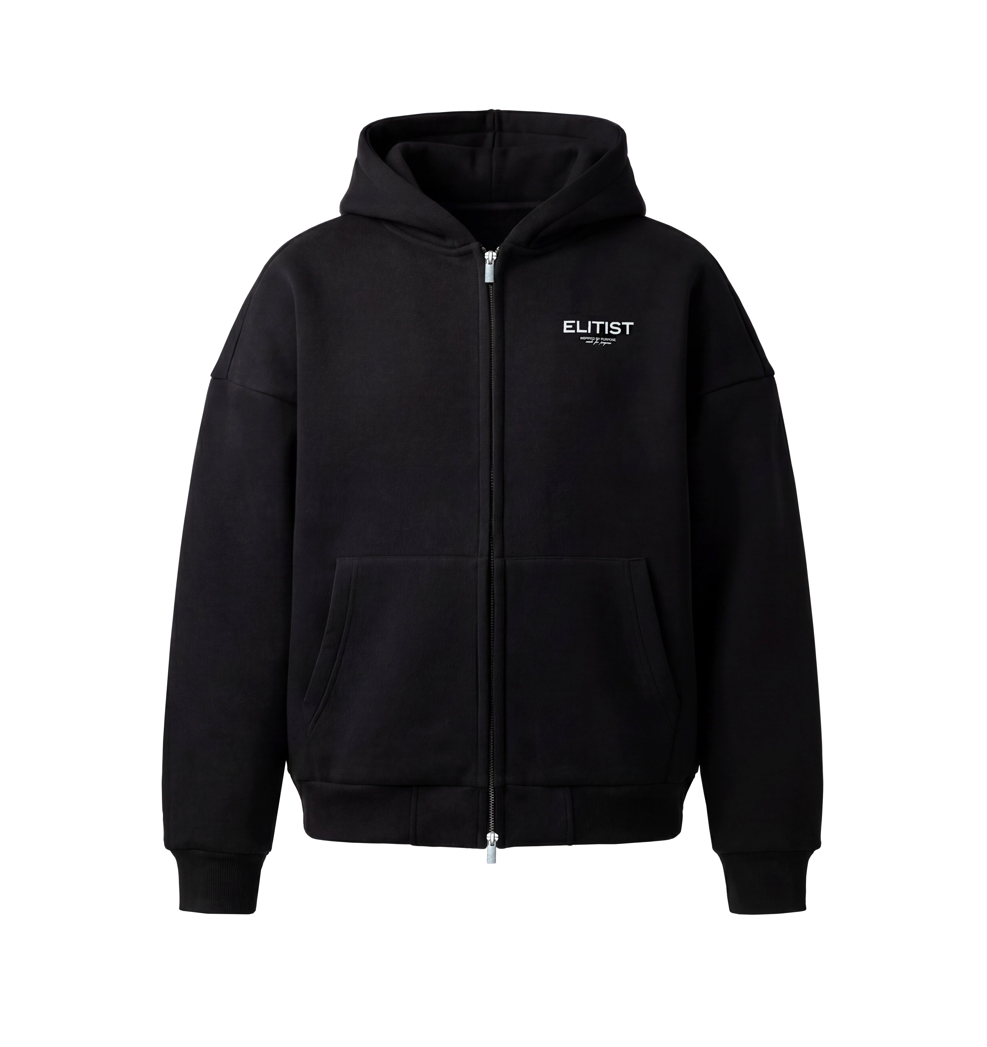 Onyx Black Cropped Purpose Jacket