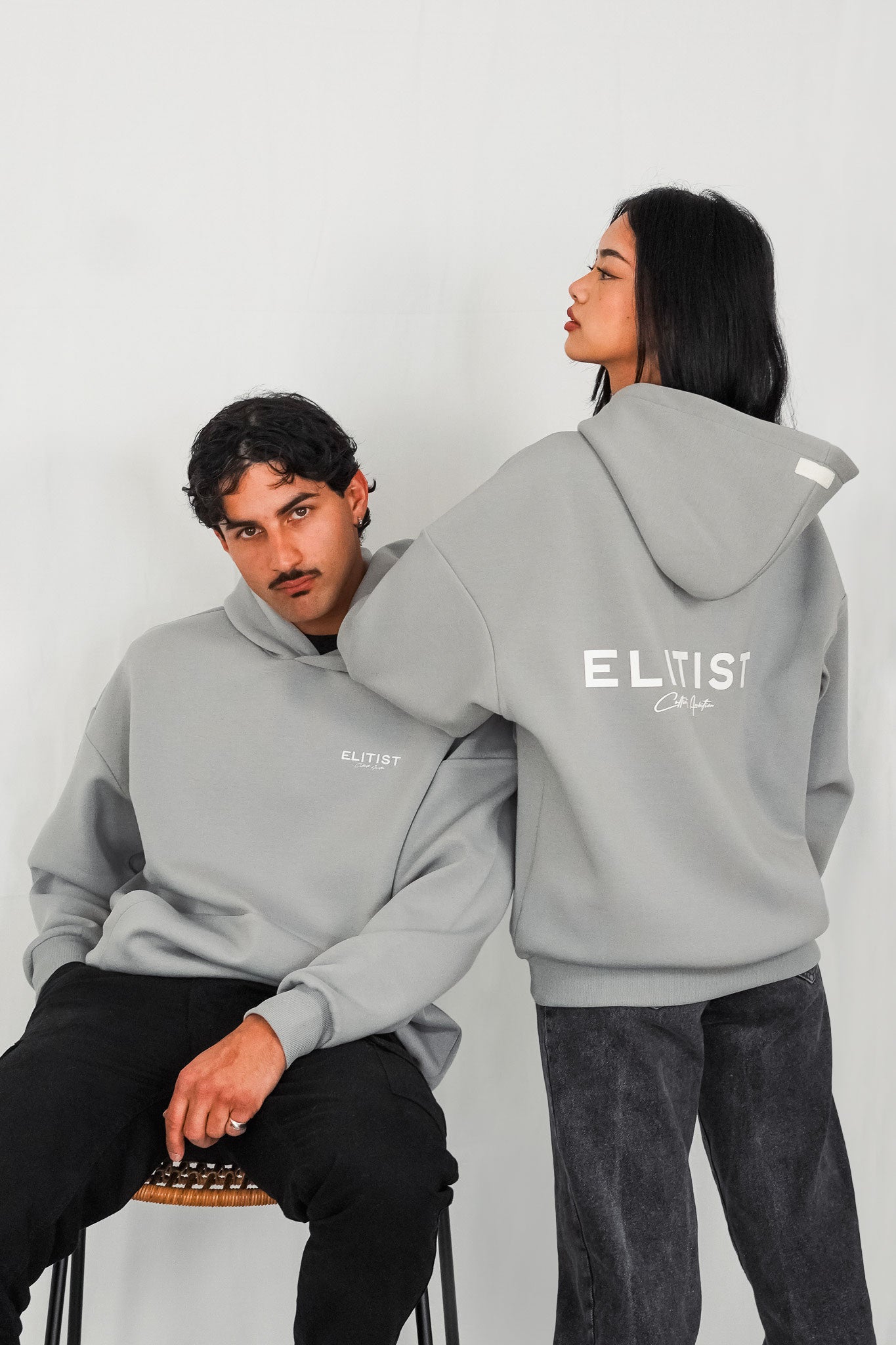 Marl Grey Core Hoodie