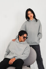 Marl Grey Core Hoodie